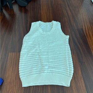 Frame Denim White/Cream Tank Top